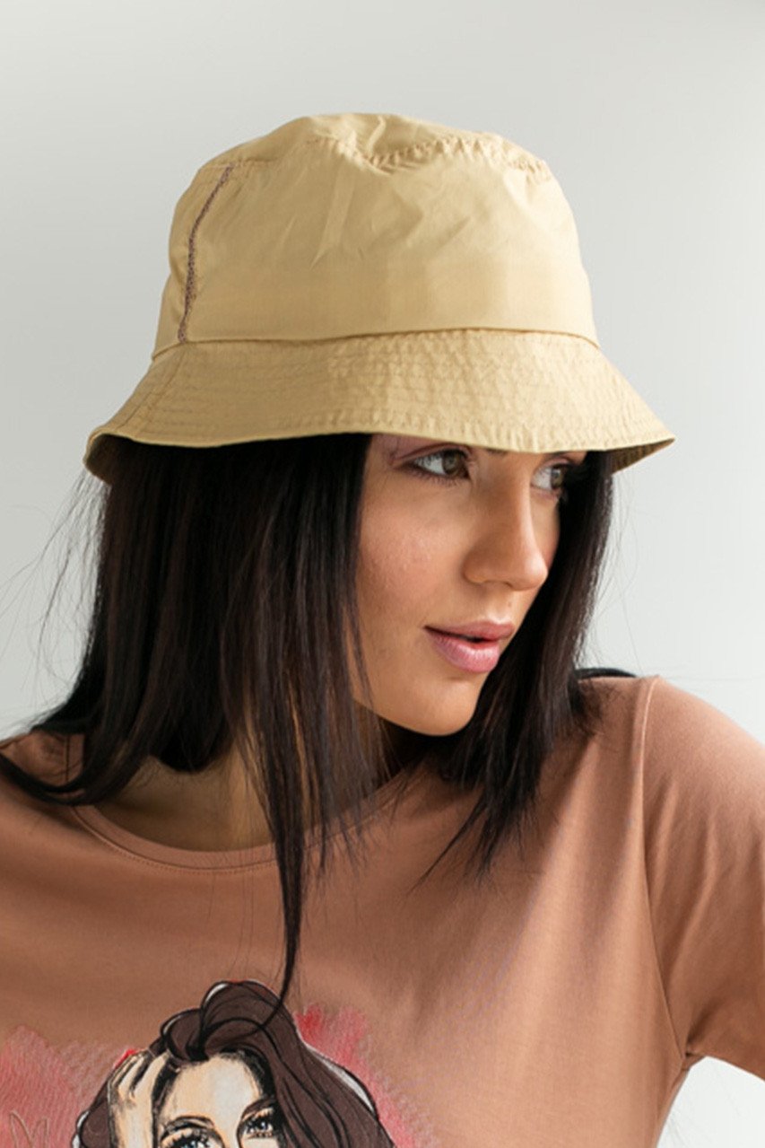 Легка жіноча панама CMF - бежевий колір, XL (є розміри) фото