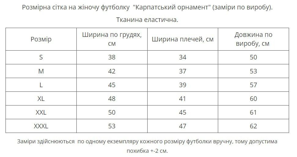 Жіноча футболка вишиванка "Карпатський орнамент", чорна вишита футболка з орнаментом