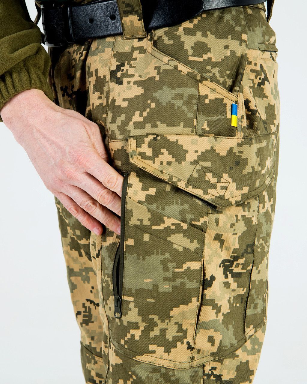 Штани чоловічі тактичні камуфльовані піксель тканина саржа 46,48,50,52,54,56,58р (М брюки_саржа_пикс_46)