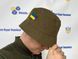 Панама літня з нашивкою Прапор України, Джавелін, кольори олива, розмір 58-59 (панама летняя олива)