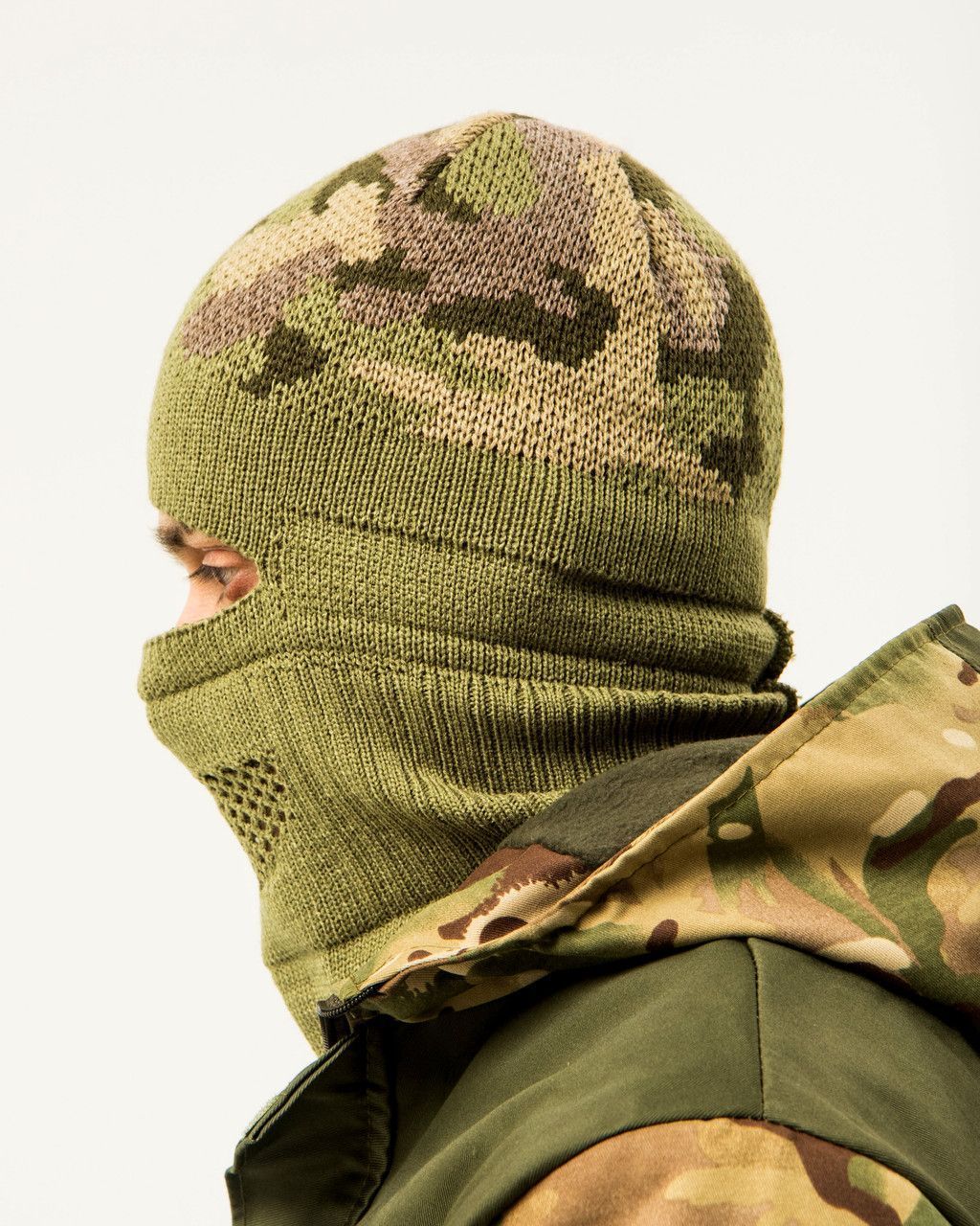 Шапка-балаклава камуфляжная зимняя, пиксель, олива, мультикам, койот, размер универсальный (шапка_балаклава_олива)