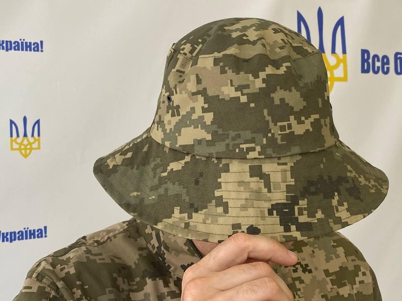 Панама тактическая с люверсами для вентиляции, цвет олива пиксель, ткань грета, 59р-р (панама пиксель люверс)