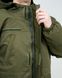 Куртка тактична демісезонна Олива, чоловіча утеплена куртка на стьоганій підкладці