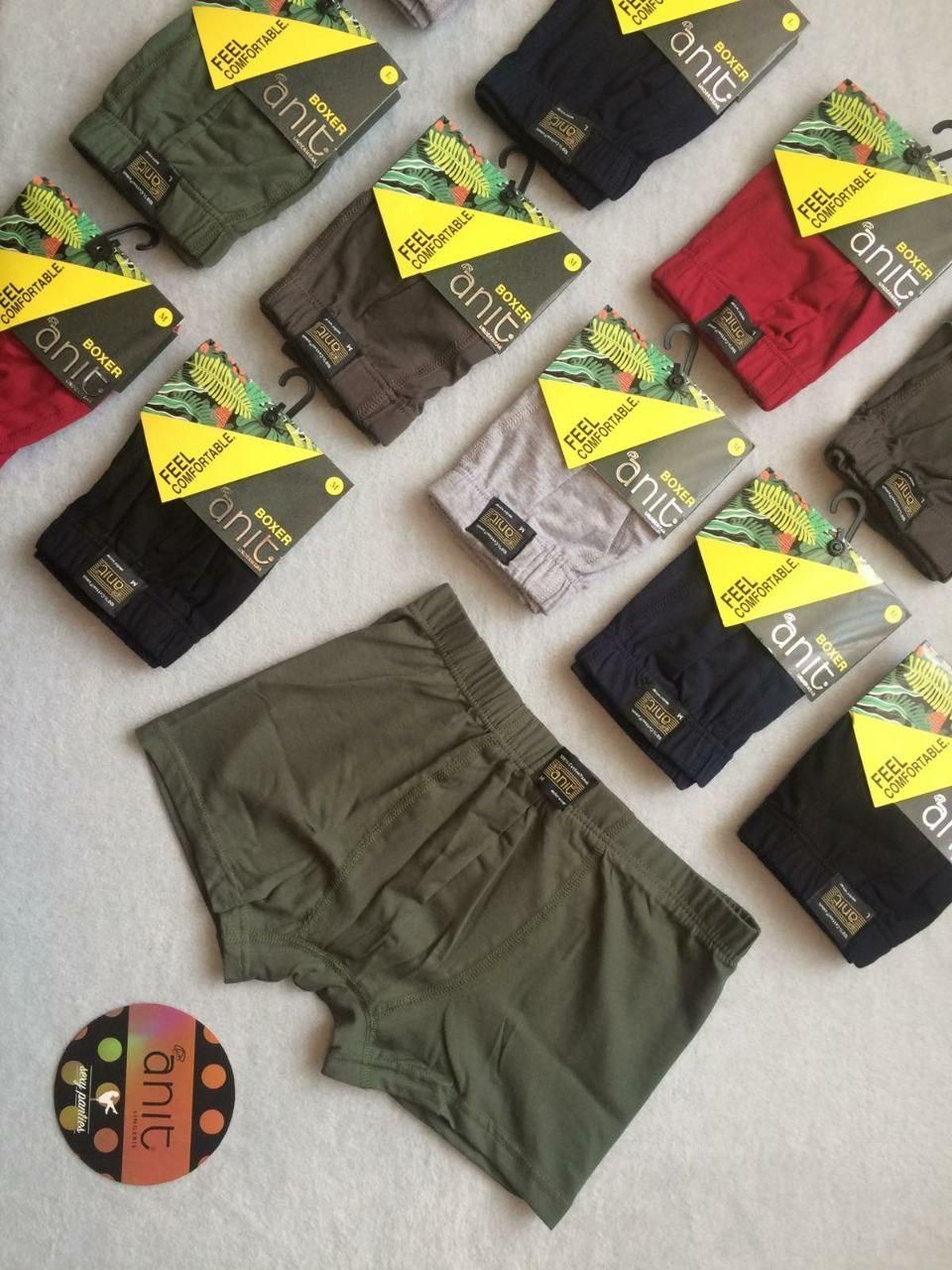 Чоловічі труси боксери однотонні класичні бавовна Berrak Туреччина M,L,XL,XXL,3XL р-р (М трусы боксеры олива М)