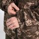 Бушлат зимний тактический Пиксель софтшелл с подкладкой Omni-Heat, мужская утепленная камуфляжная куртка (бушлатТС_омні піксель_44)