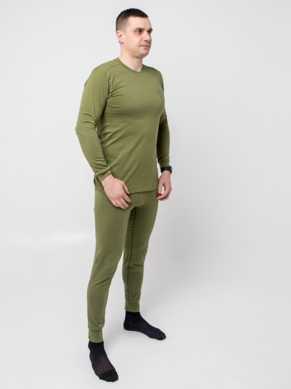 Костюм мілітарі вогнестійкий футболка з рукавом та кальсони, S(46) M(48) L(50) XL(52) 2XL(54) 3XL(56) р-р (Костюм милитари S(46))