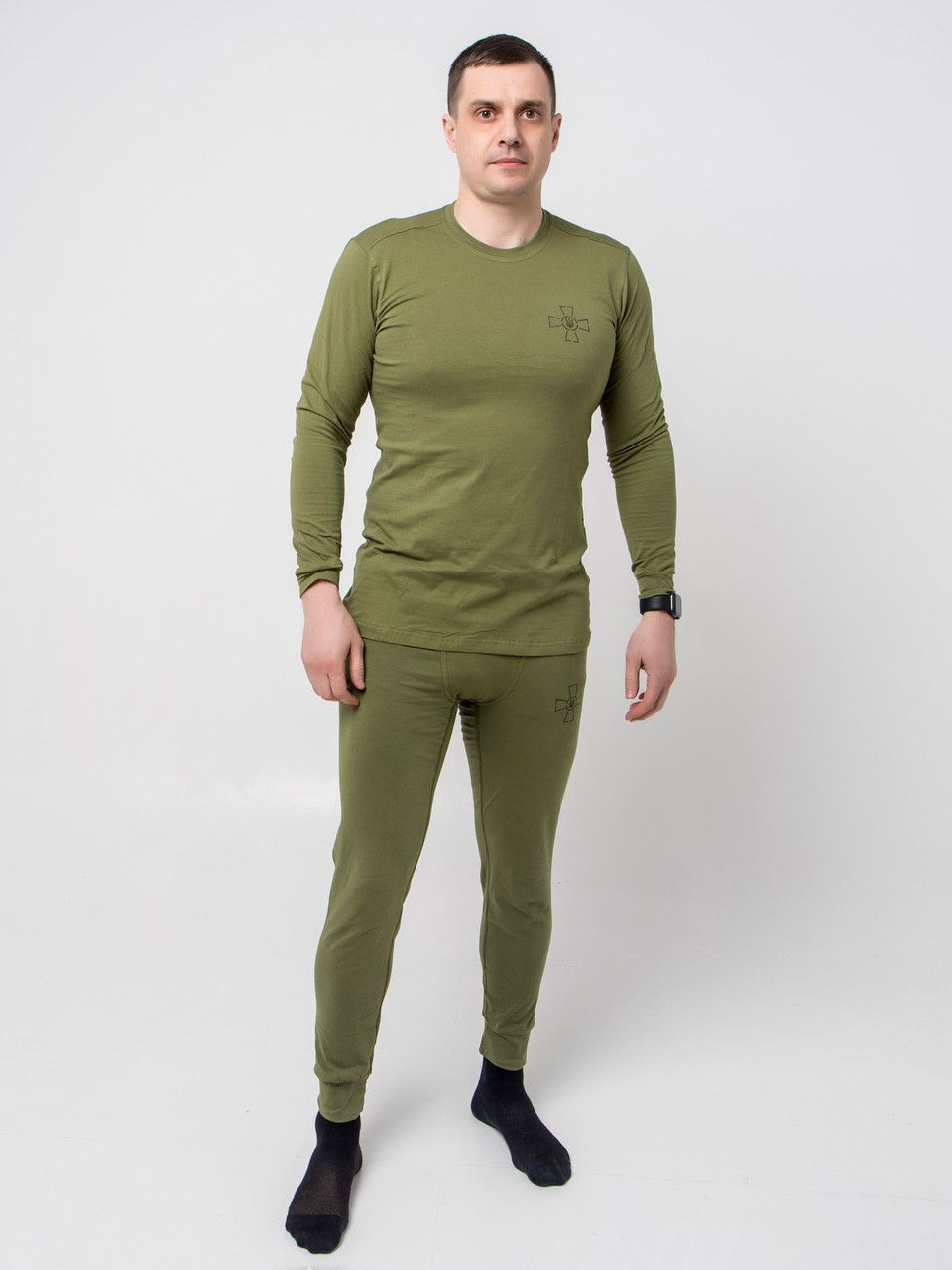 Костюм мілітарі вогнестійкий футболка з рукавом та кальсони, S(46) M(48) L(50) XL(52) 2XL(54) 3XL(56) р-р (Костюм милитари S(46))