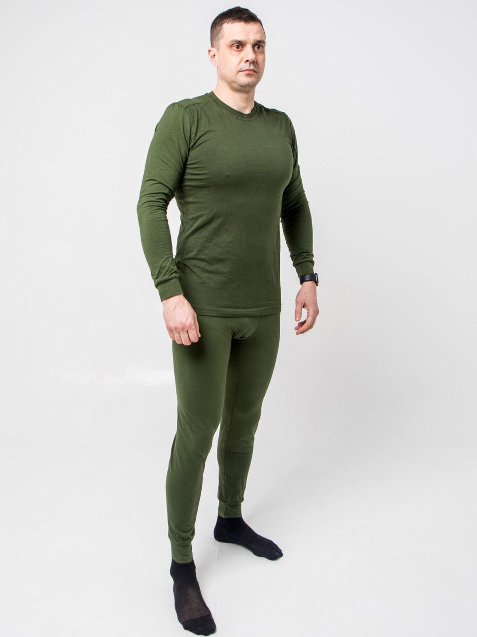 Костюм мілітарі вогнестійкий футболка з рукавом та кальсони, S(46) M(48) L(50) XL(52) 2XL(54) 3XL(56) р-р (Костюм милитари S(46))