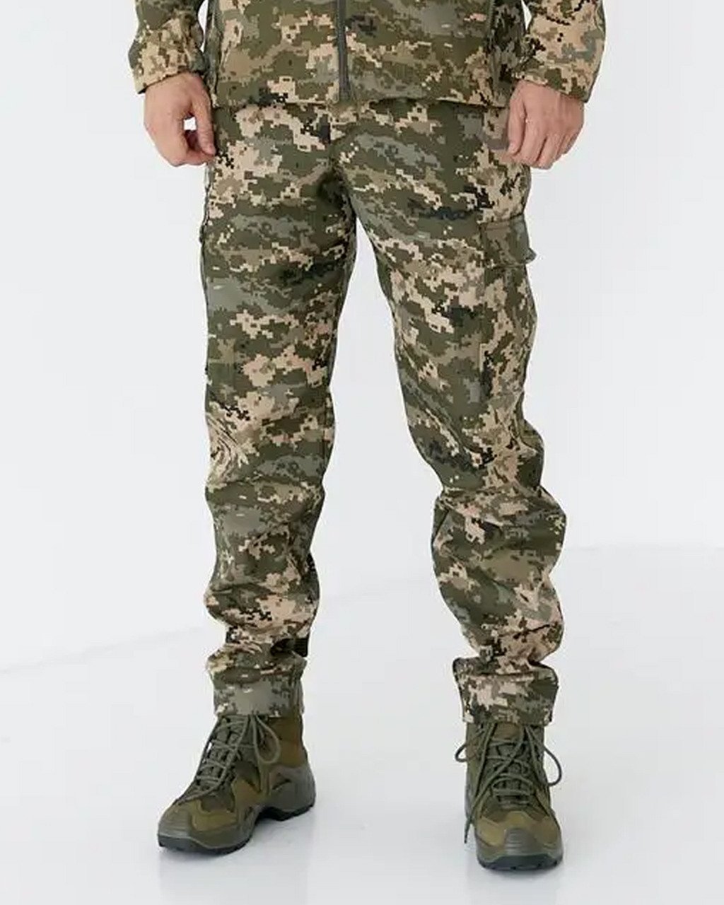 Тактичні демісезонні штани ріпстоп Піксель, чоловічі утеплені камуфляжні штани