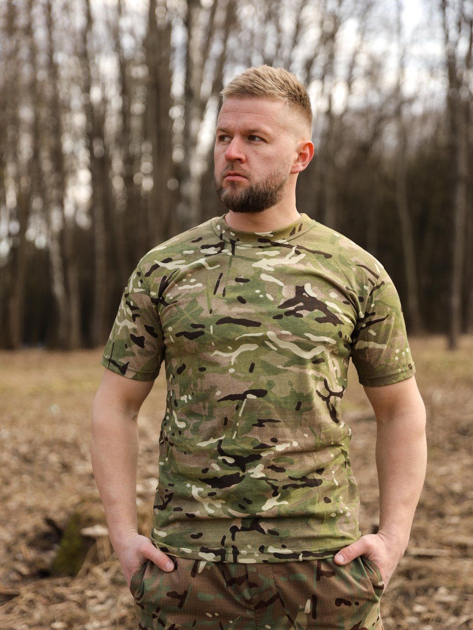 Тактична Футболка Мультикам (46) (UNL-300204)