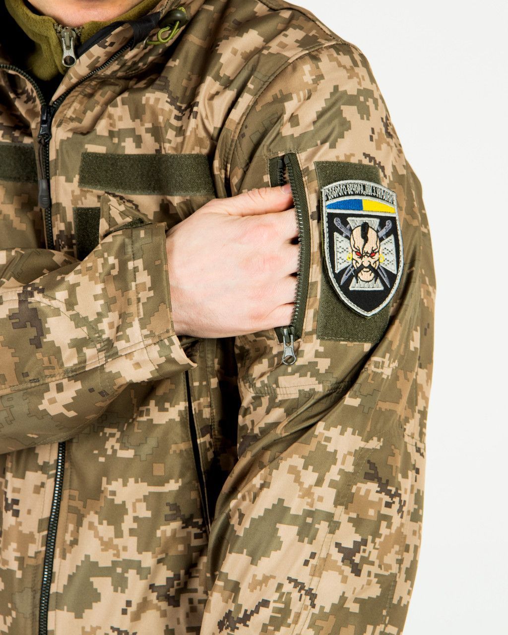 Куртка мужская тактическая камуфляжная Пиксель утепленная, ткань софтшелл 46,48,50,52р-р (куртка_НП_пиксель_софт_46)