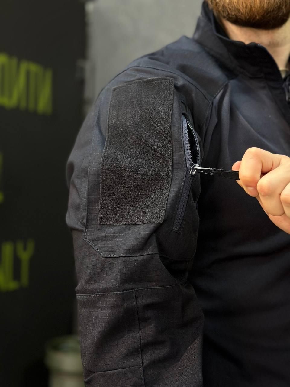 Убакс ДСНС Синій 4.5.0 Покращений Black Under Body Armor Combat Shirt (46) (FA-03092-46)