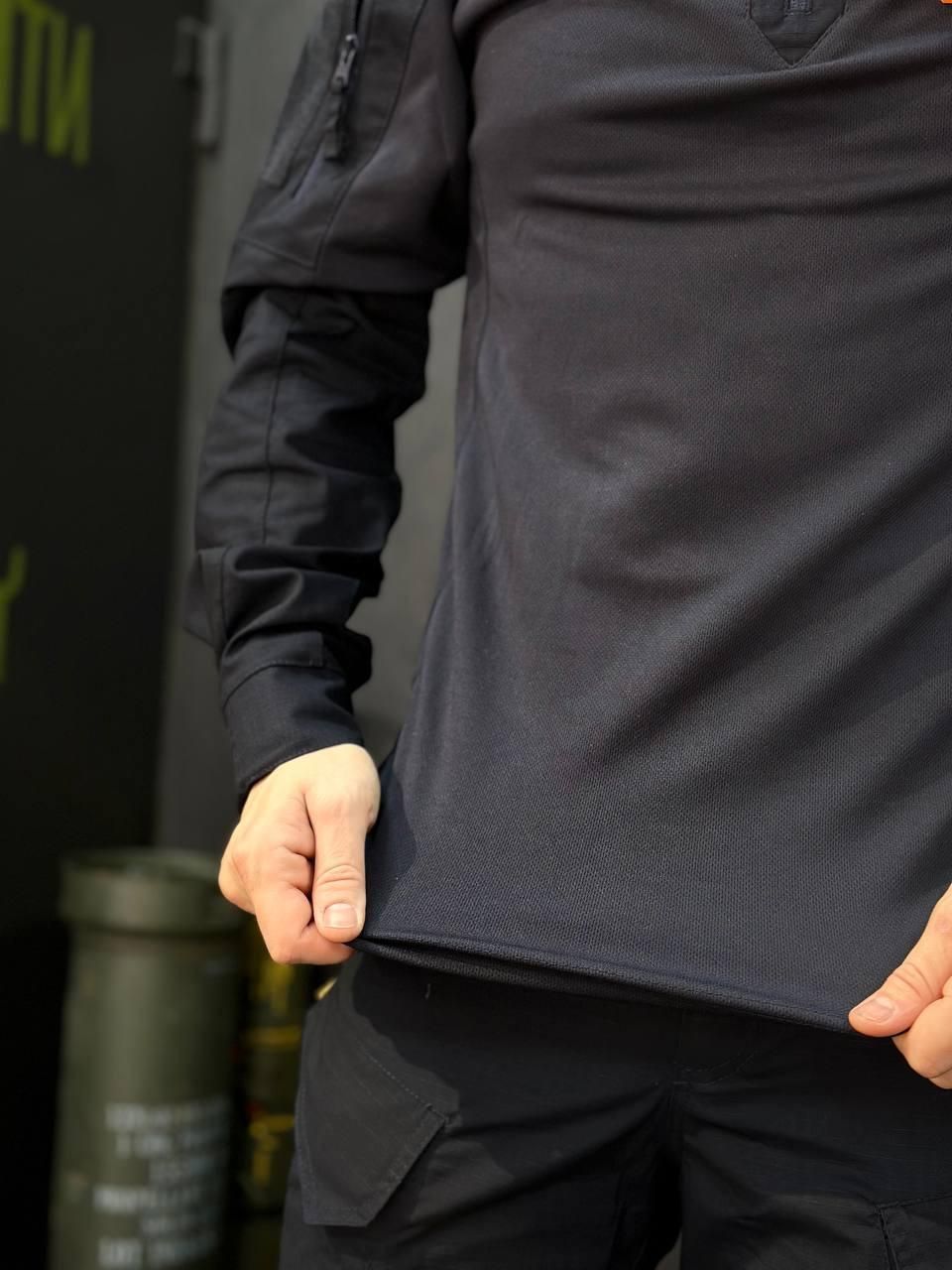 Убакс ДСНС Синій 4.5.0 Покращений Black Under Body Armor Combat Shirt (46) (FA-03092-46)