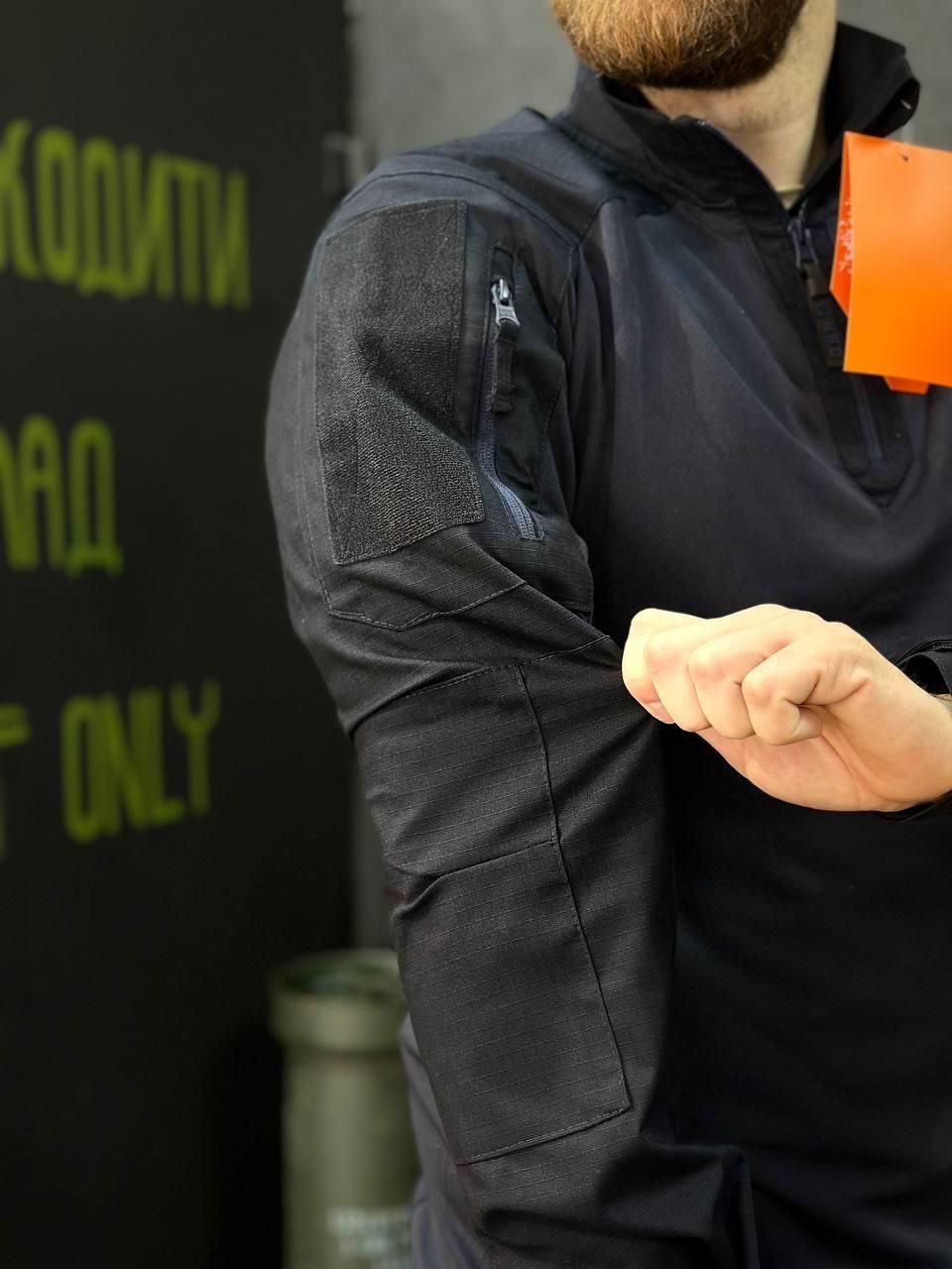 Убакс ДСНС Синій 4.5.0 Покращений Black Under Body Armor Combat Shirt (46) (FA-03092-46)