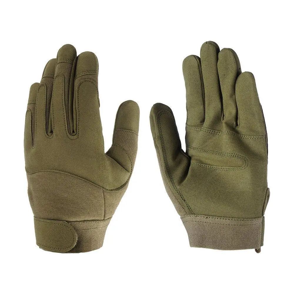 Рукавиці MIL-TEK Олива з Пальцями (M) (UNL-500572)