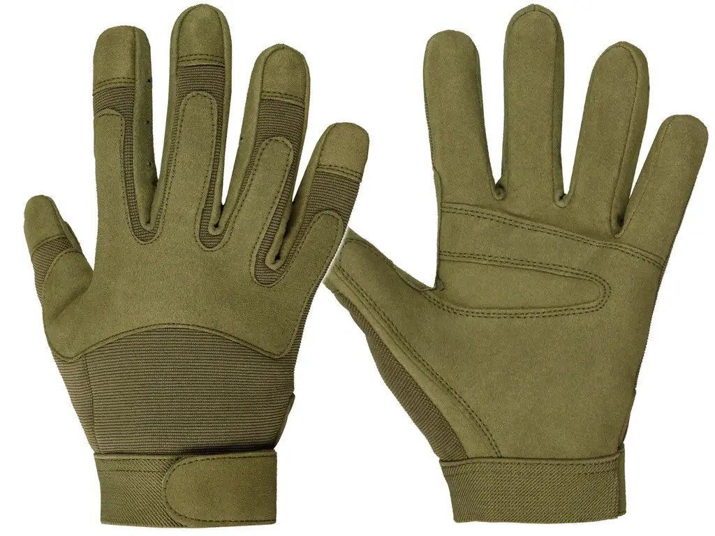 Рукавицы MIL-TEK Олива с Пальцами (UNL-500572)