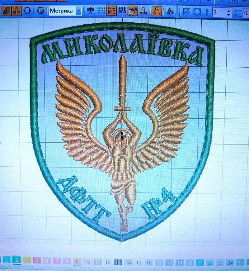 Шеврон под заказ по Вашему дизайну минимальное количество 60 шт (Ш під замовлення)