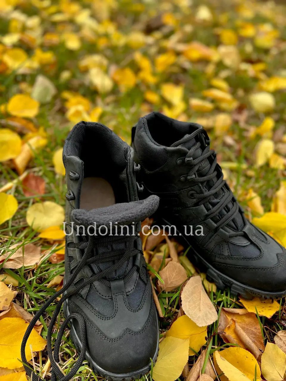 Тактические Полуботинки Undolini Крейзи Черные Slimtex (UNL-500218)
