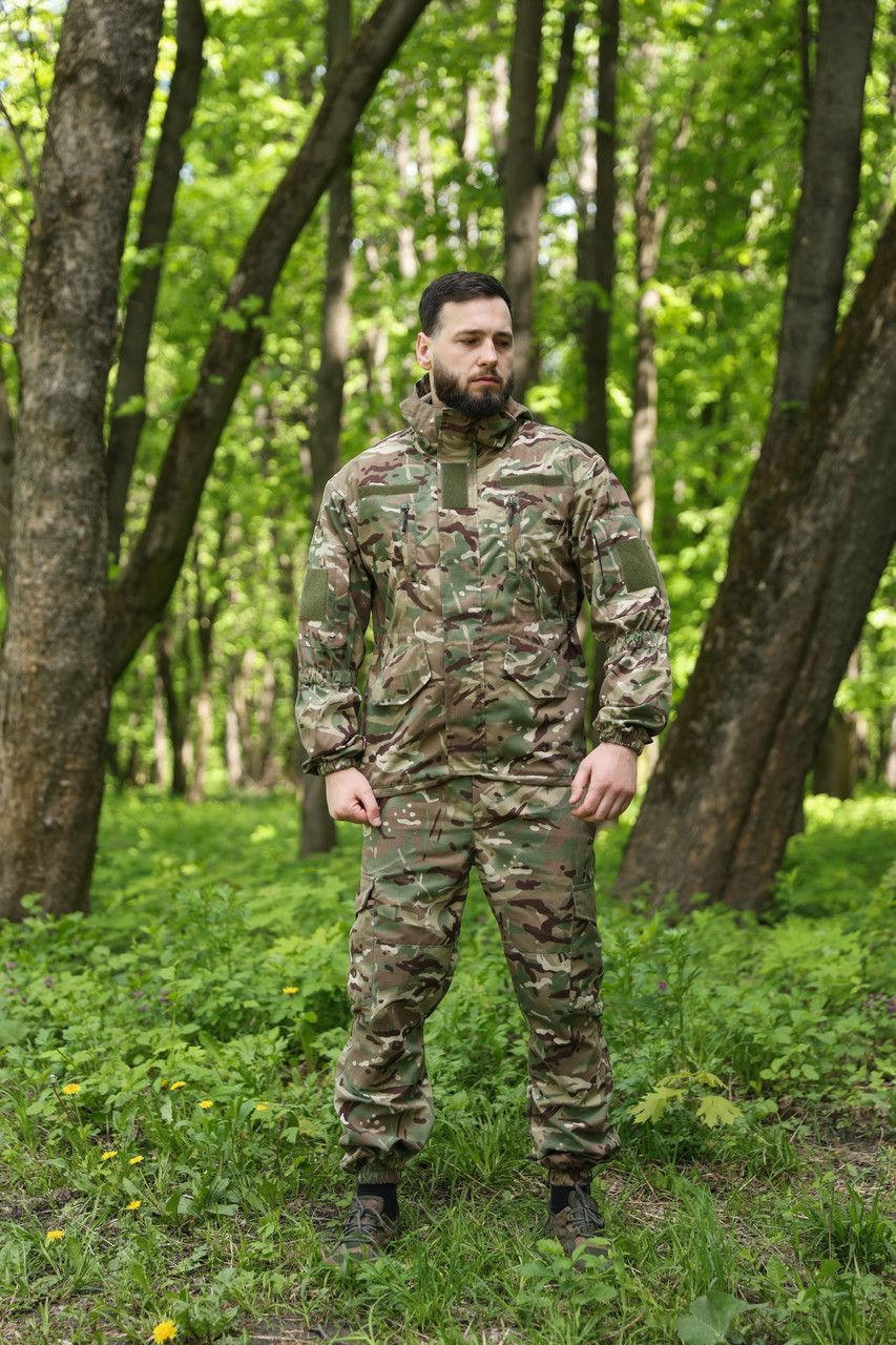 Костюм Горка Мультикам ХБ с велкро панелью под шеврон (46) (UNL-300304)