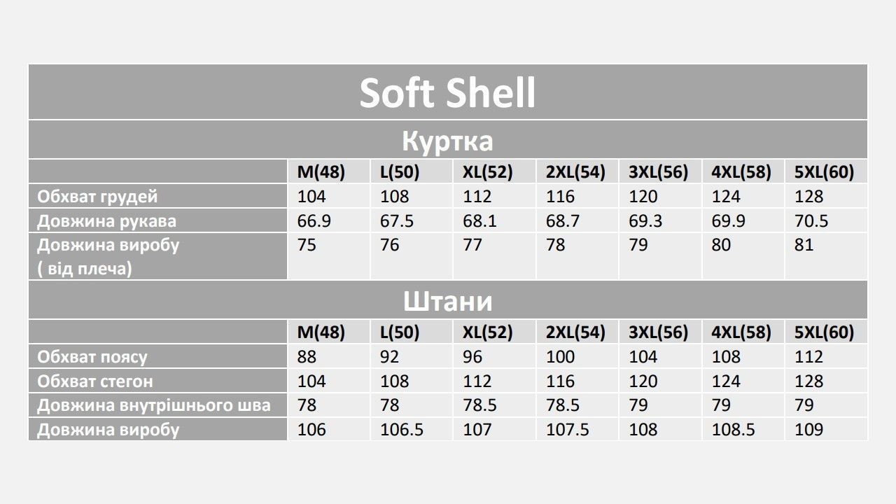 Костюм Undolini Soft Shell ВСУ (UNL-300184)