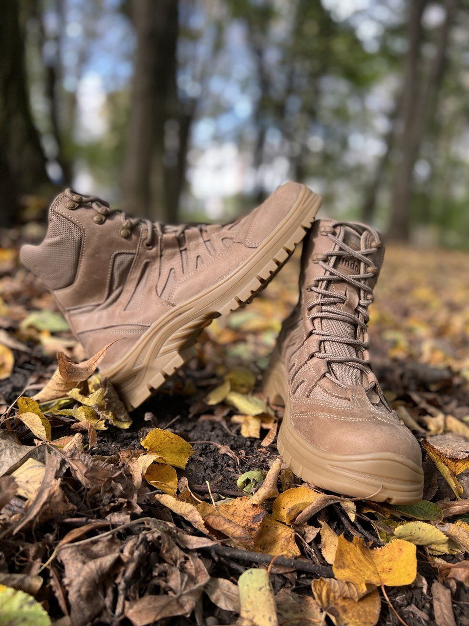 Берцы Undolini Крейзи American Койот Slimtex Кожа Tactical (UNL-500346)