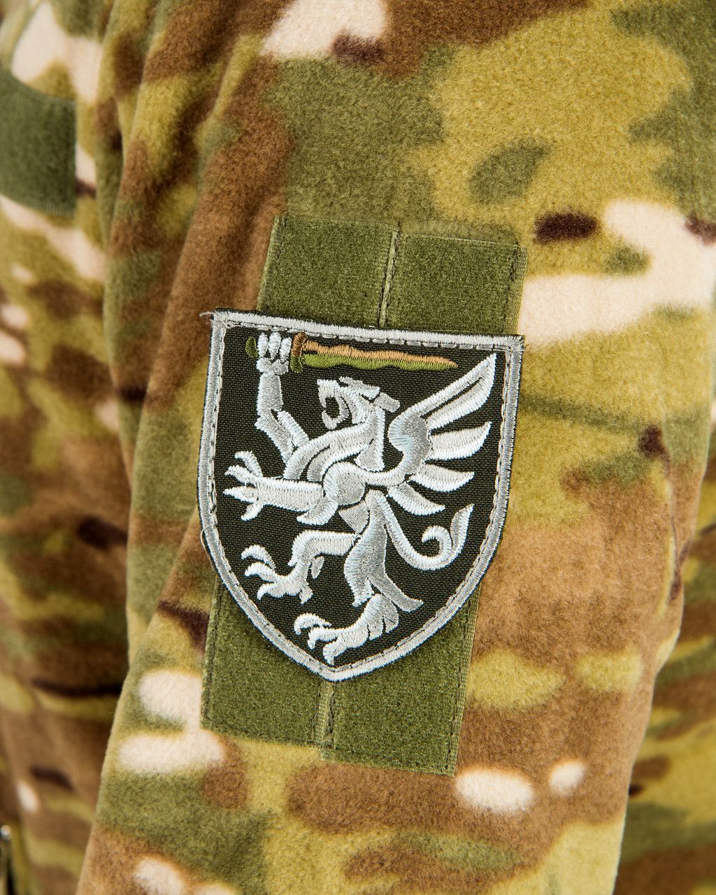 Кофта тактична флісова Мультикам, з липучками для шевронів, 3 кишені, 46,48,50,52,54,56 р-р (кофта мультик_флис_GA_46)