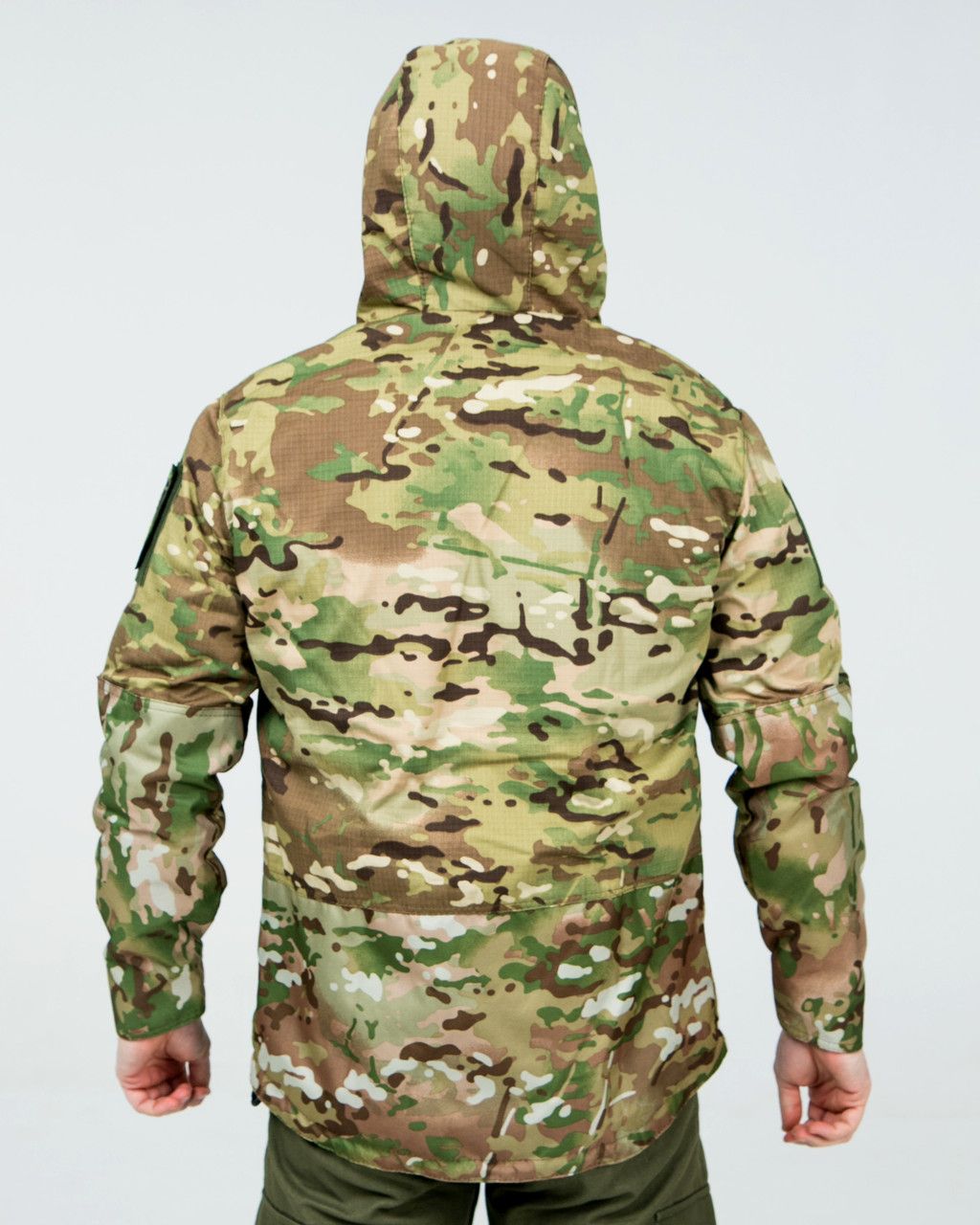 Куртка тактична демісезонна Мультикам ріпстоп, чоловіча утеплена камуфляжна куртка на флісі