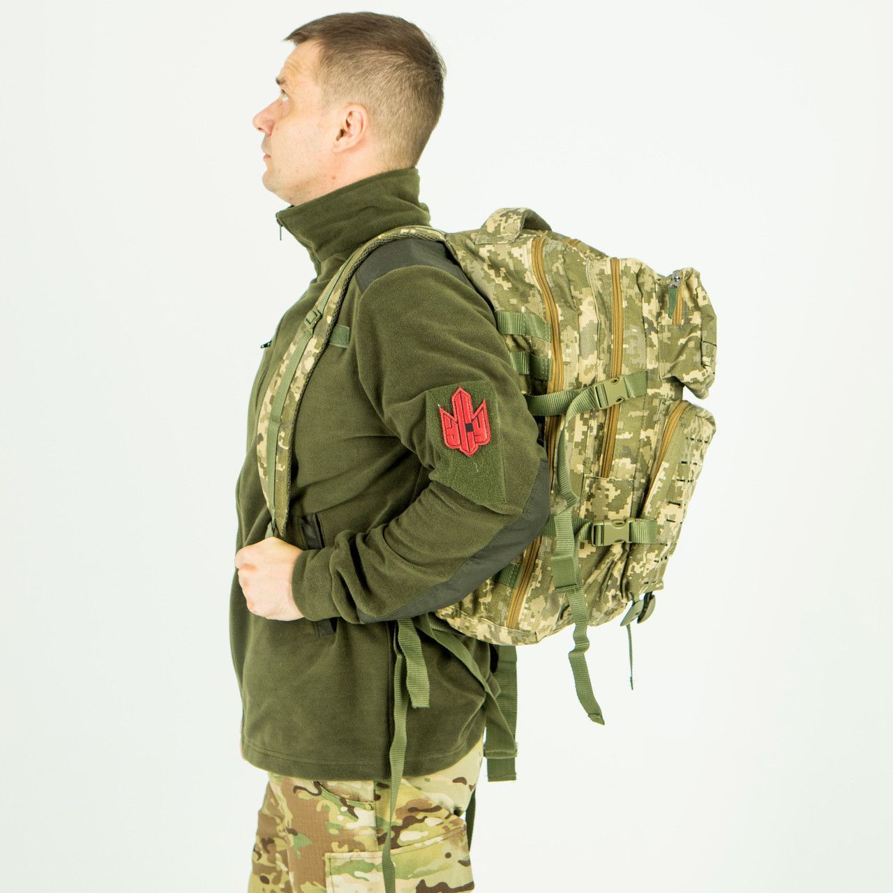 Рюкзак тактичний штурмовий, армійський, військовий, забарвлення Піксель об`єм 36 л (рюкзак 36 Пиксель)