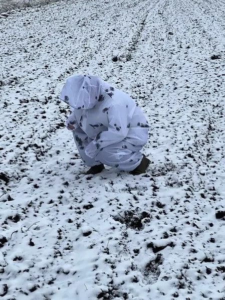 Костюм зимний маскировочный из водоотталкивающей ткани (костюм маскиров ЦЧ_52/54)