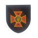 Шеврон ДСНС Украины на липучке, нарукавный знак с вышивкой, размер 9Х10 см (Ш ДСНС_герб кольоровий)